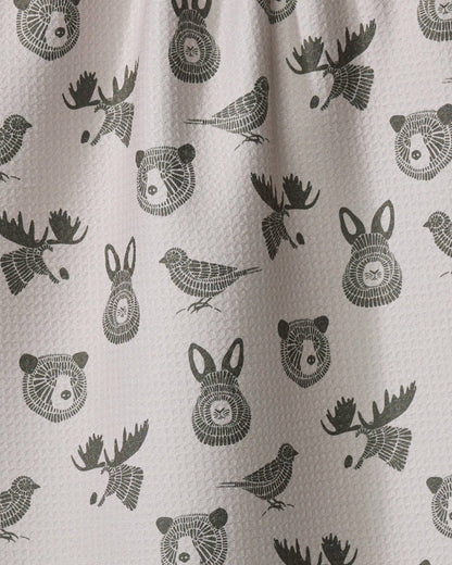 Forest Animals Kitchen Tea Towel
