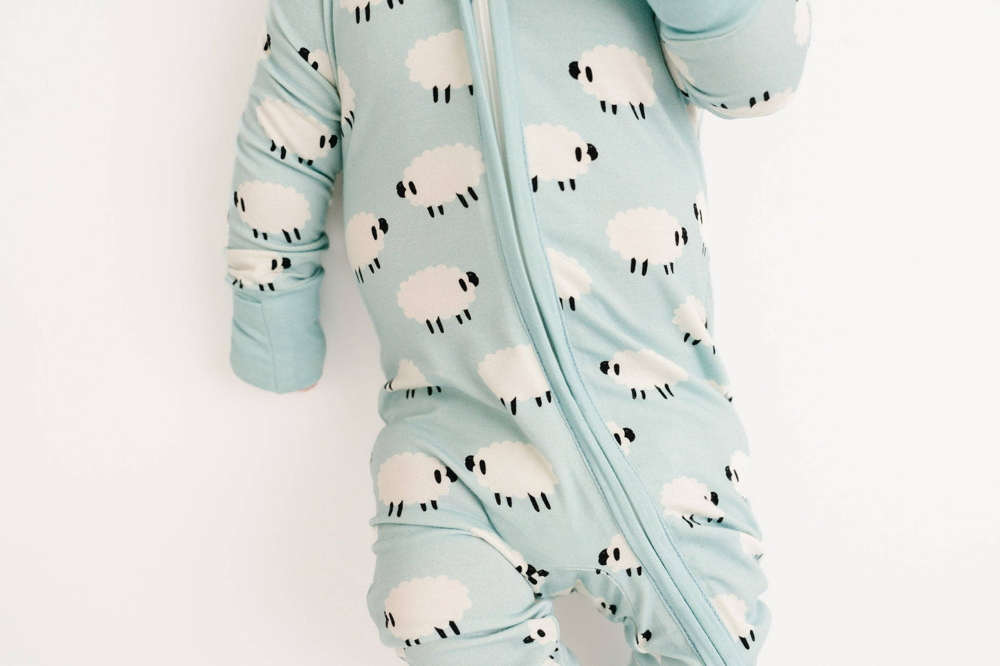 Blue Little Lamb Bamboo Sleeper