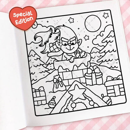 Cozy Christmas Coloring Book