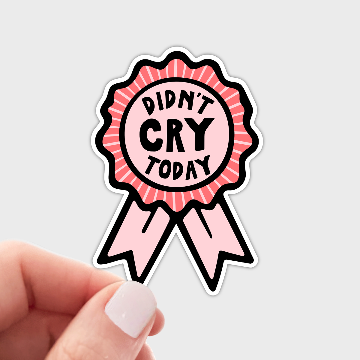 Didn't Cry Today Sticker