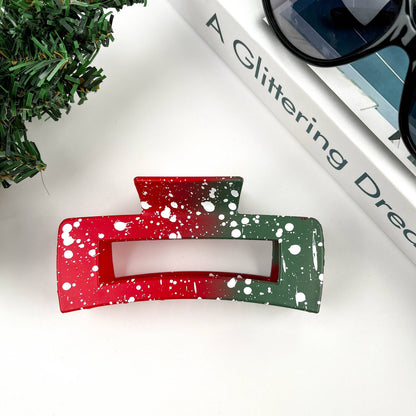 Bow Christmas Claw Clip
