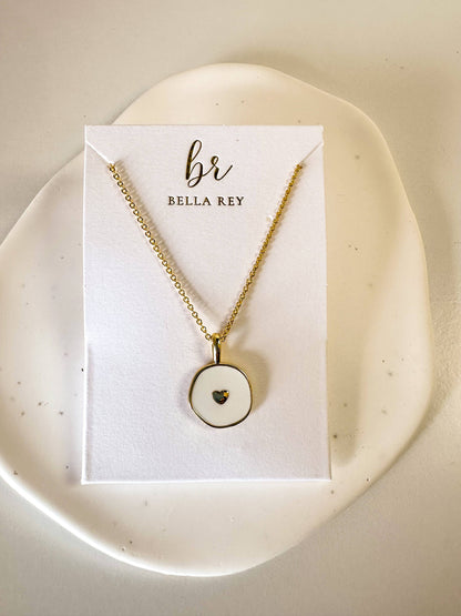 The Remy Dainty Heart Charm Necklace