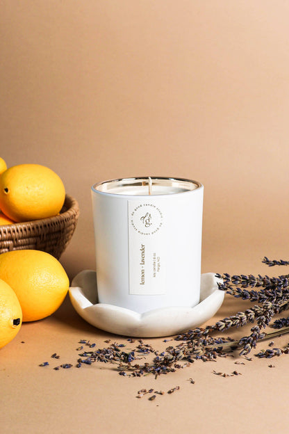 Lemon + Lavender Soy Candle