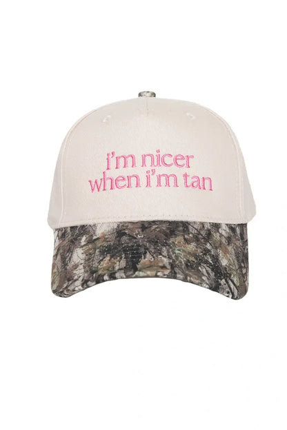 I'm Nicer When I'm Tan Hat