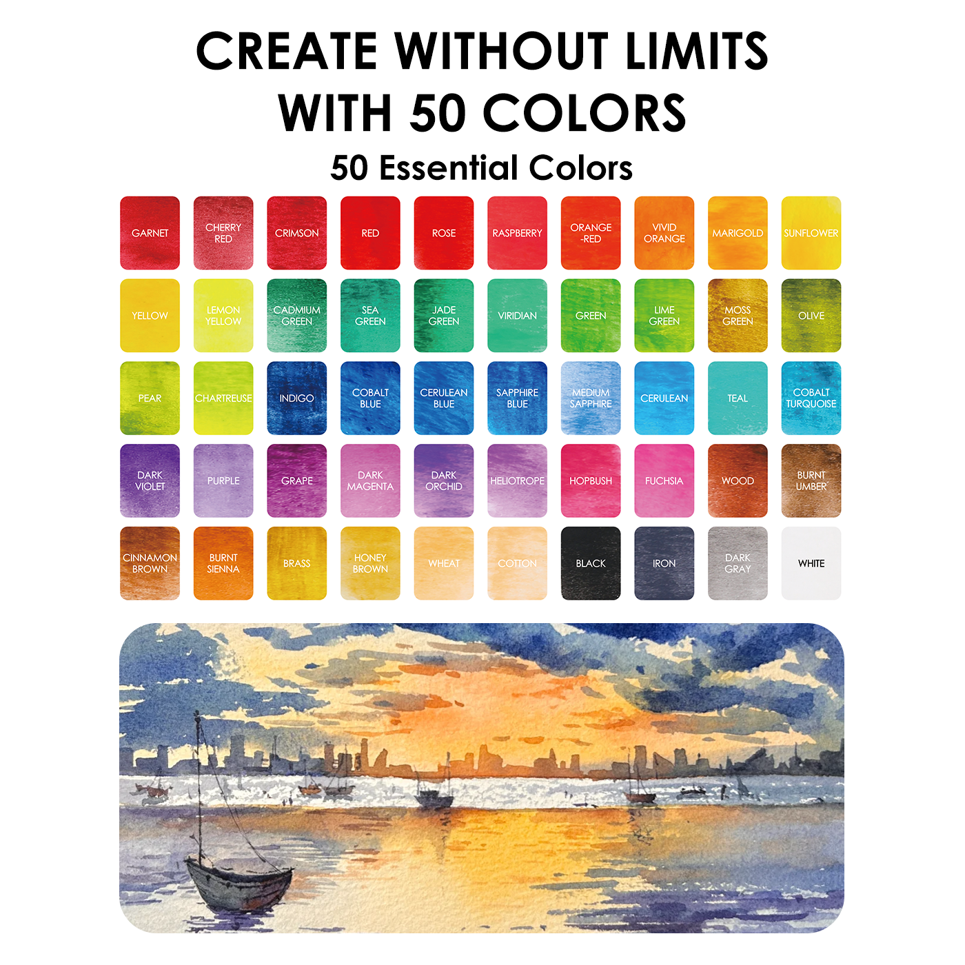 Grabie All-In-One Premium Watercolor Set