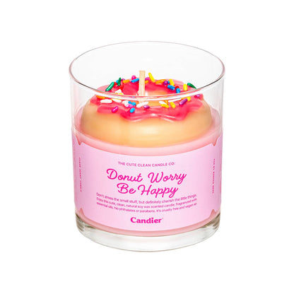 Donut Worry Candle