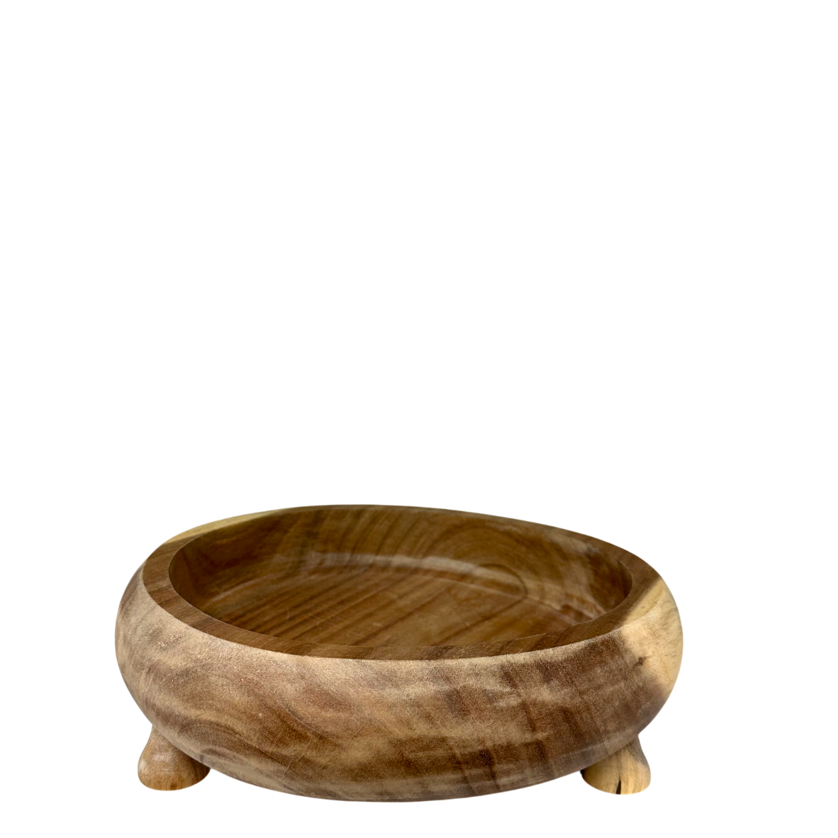 Wooden Bowl w/Legs