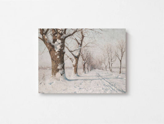 Winter Day ll Vintage Art Print