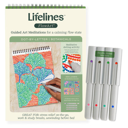 Botanicals FlowArt -Dot by Letter