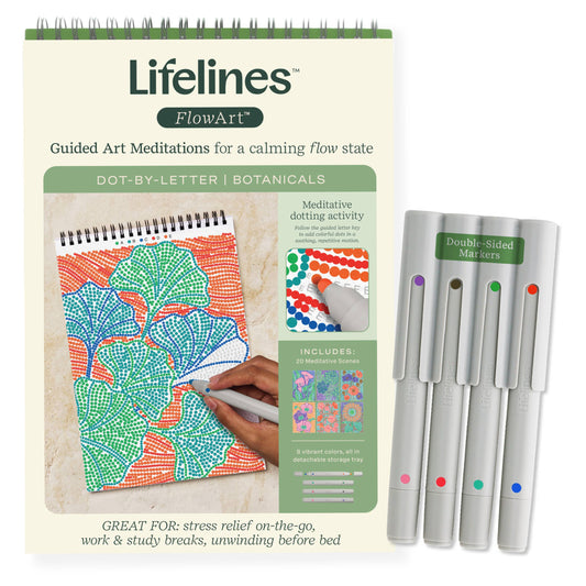 Botanicals FlowArt -Dot by Letter