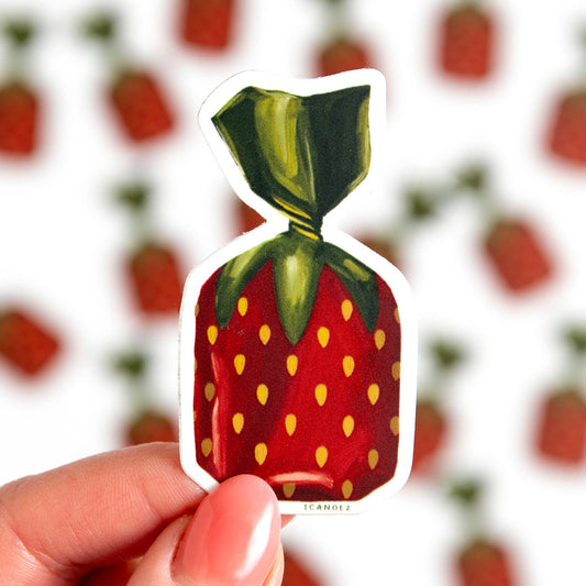 Strawberry Candy Decal Sticker