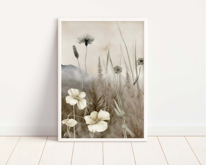 Spring Fields Vintage Art Print