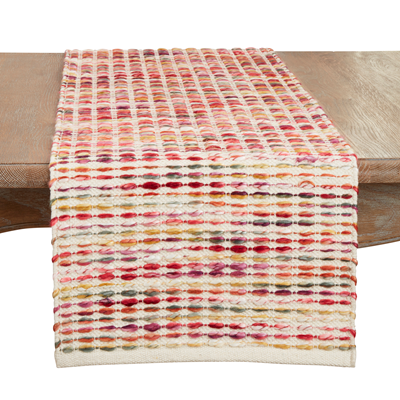 Rainbow Woven Stripe Runner