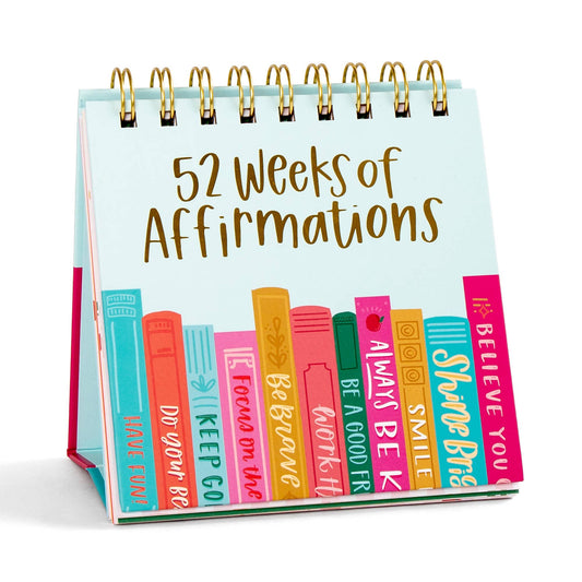 52 Weeks of Affirmations Desk Flip Calendar