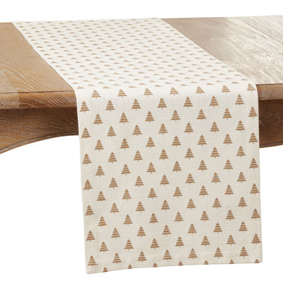 Gold Christmas Tree Runner