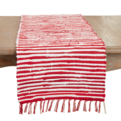 Candy Cane Chindi Runner