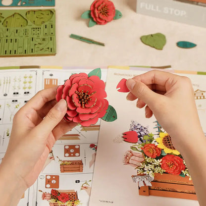 Wooden Bloom Box
