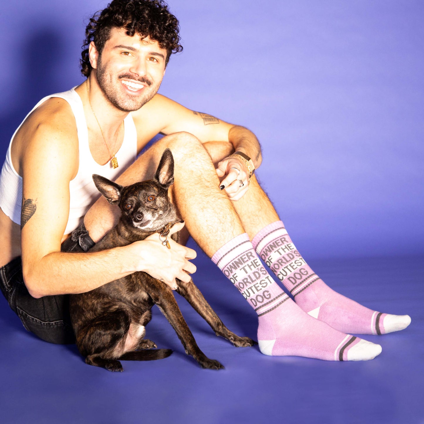 Owner Of The World's Cutest Dog Crew Socks