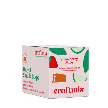 Strawberry Mule Cocktail | Mocktail Mixer