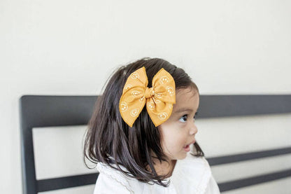 Be Happy | Alligator Clip Petite Party Bow