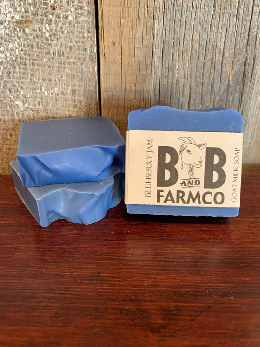 Blueberry Jam Goat Milk Soap