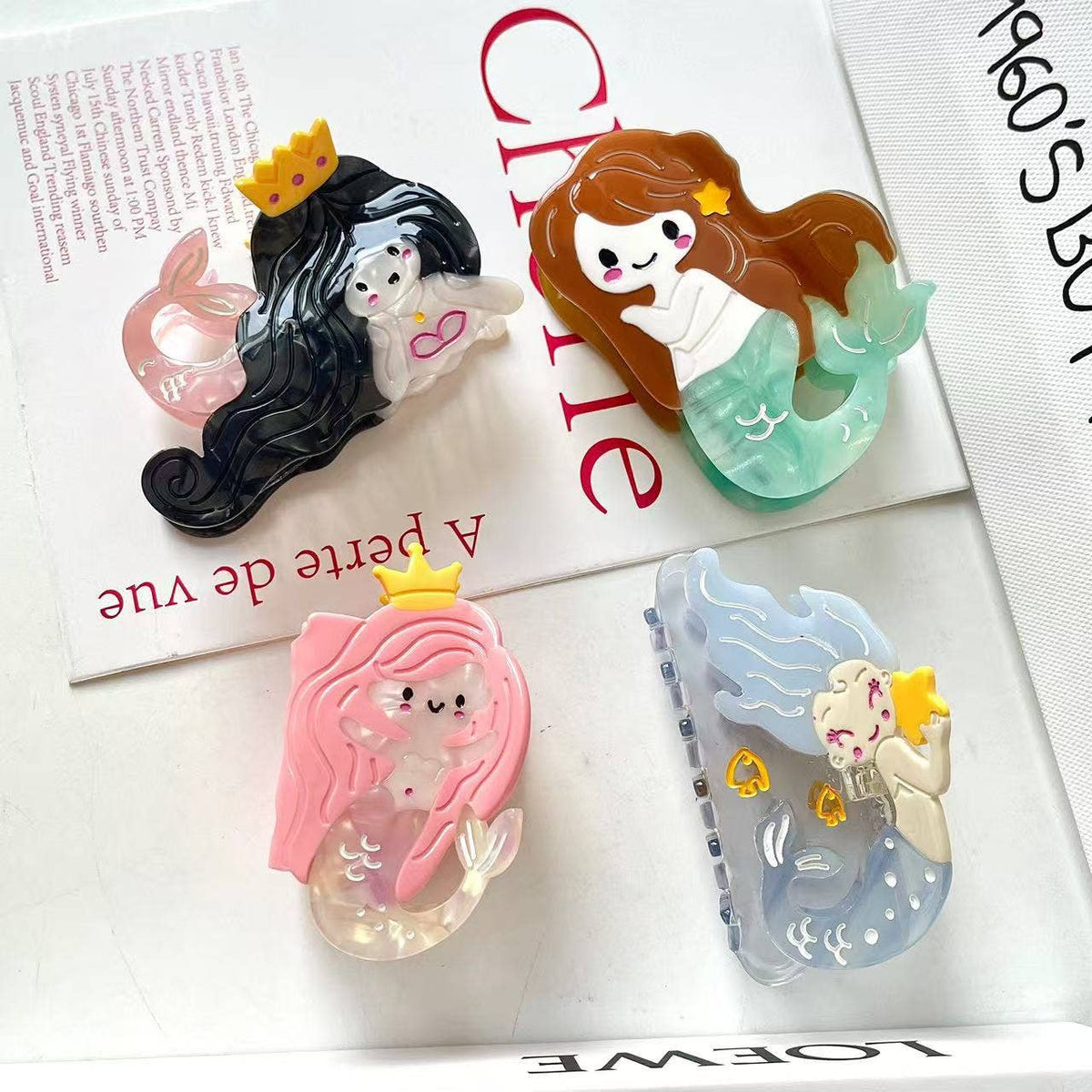 Mermaid Hair Claw Clip