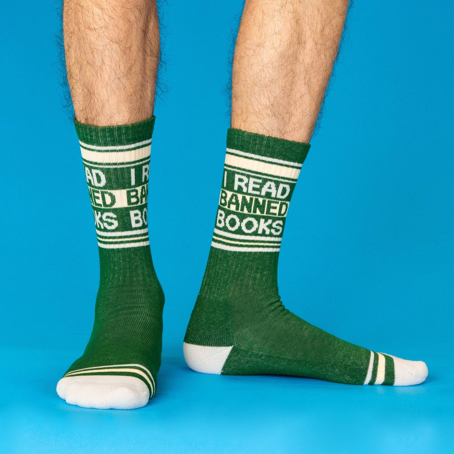 I Read Banned Books Crew Socks