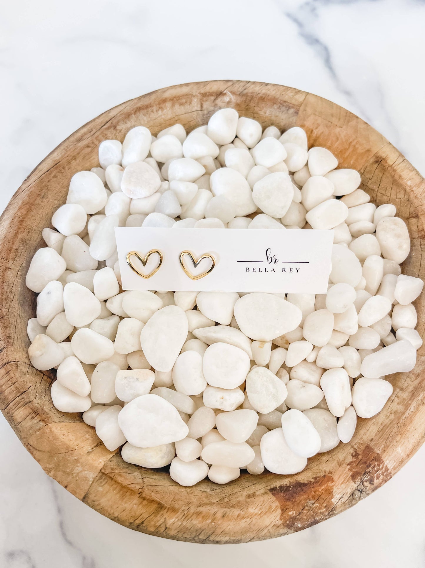 The Morgan Heart Stud Earrings