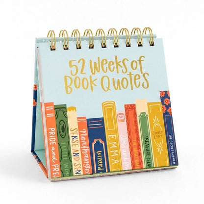 52 Weeks of Book Quotes Desk Flip Calendar