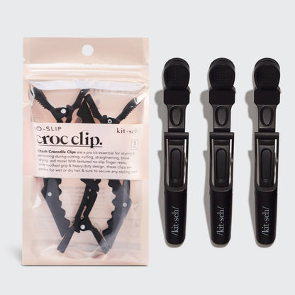 Black No Slip Crocodile Clip