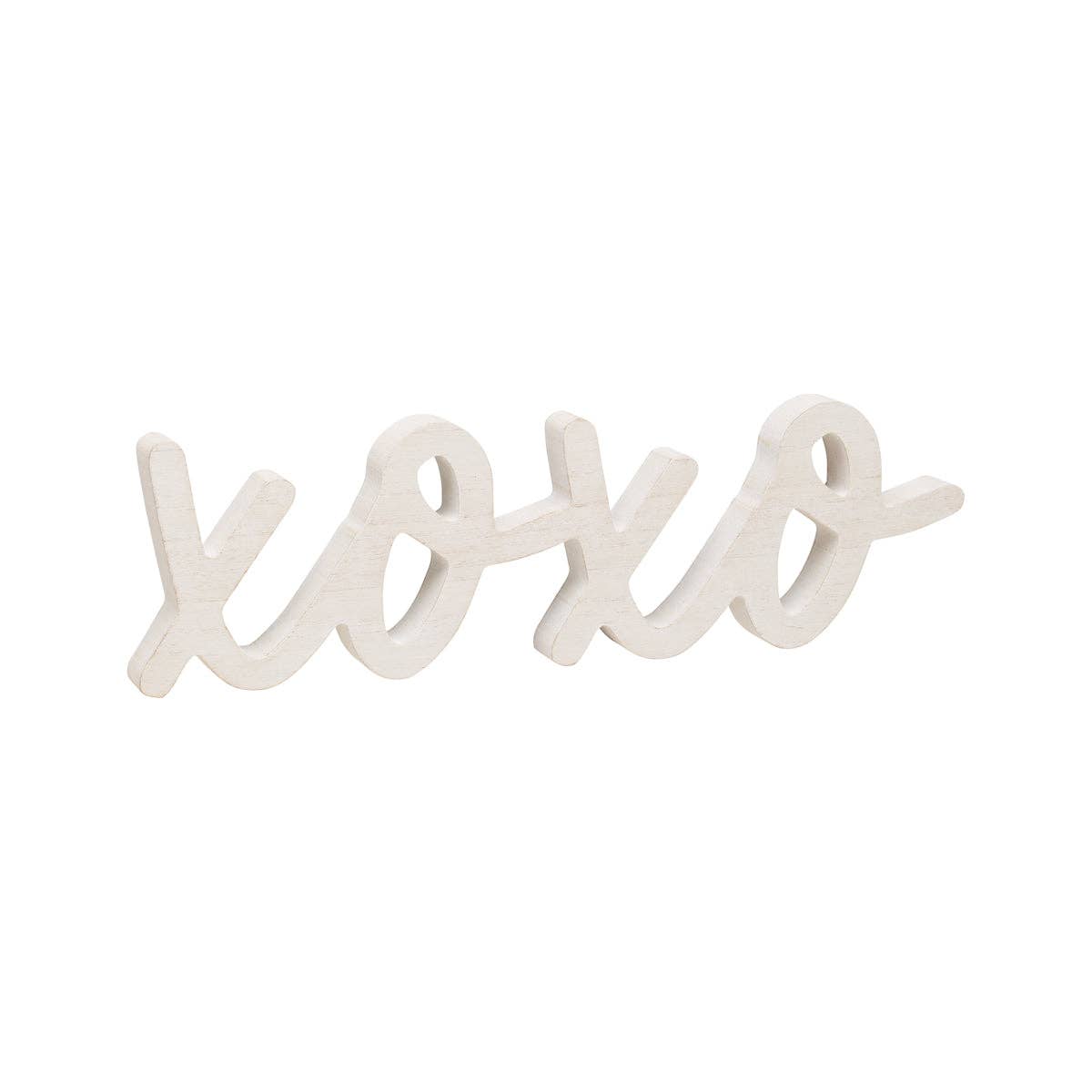 White XOXO Cutout