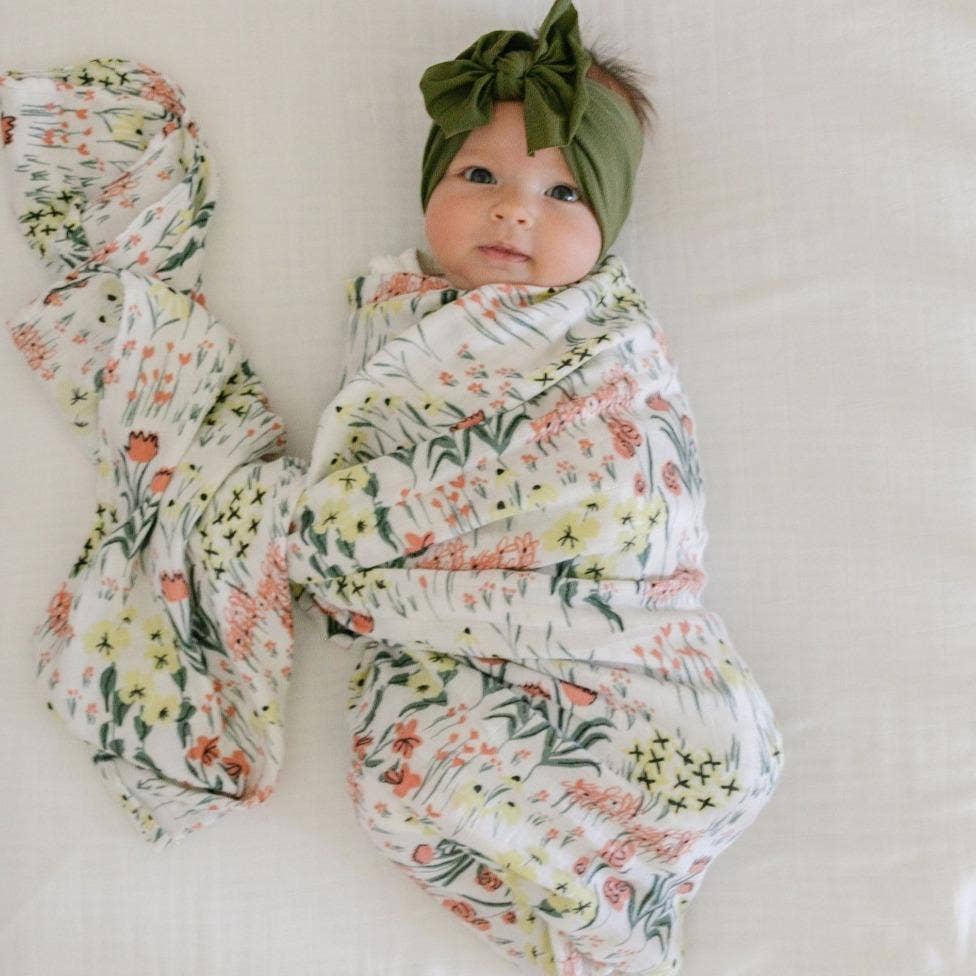 Roadside Picks Bamboo Rayon Muslin Swaddle