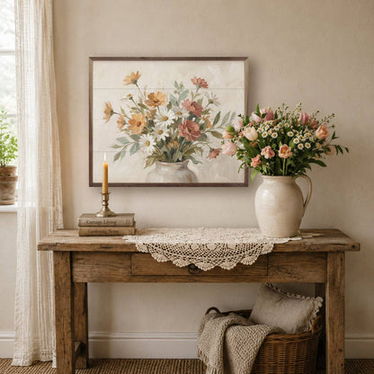 White Garden Arrangement