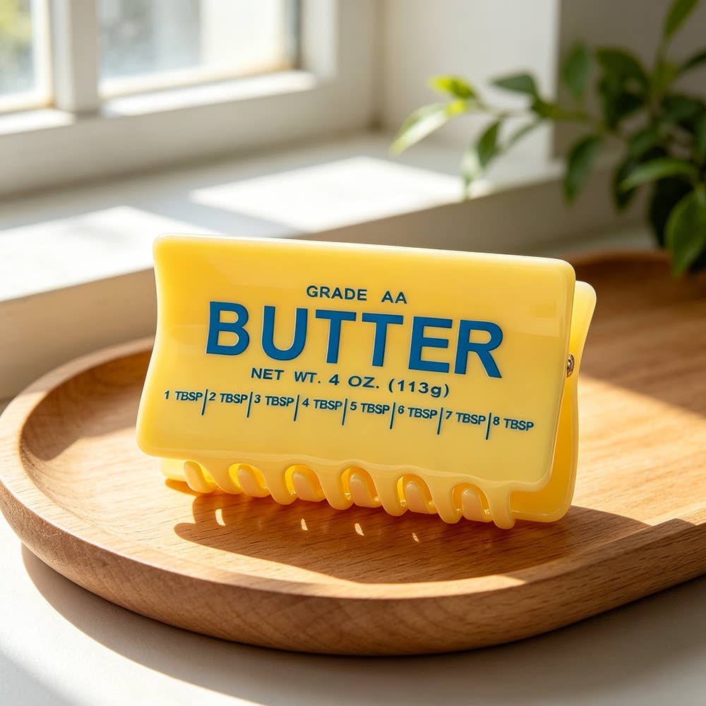 Butter Block Hair Clip