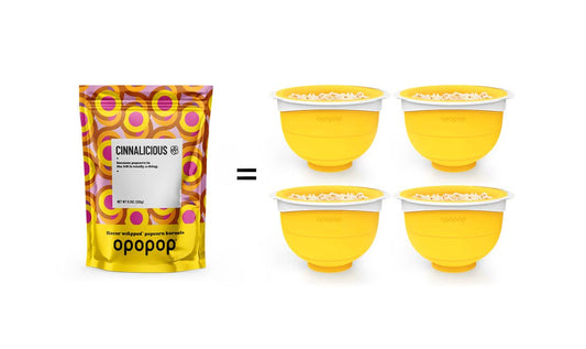 Cinnalicious Flavor-Wrapped Popcorn Kernels Bags