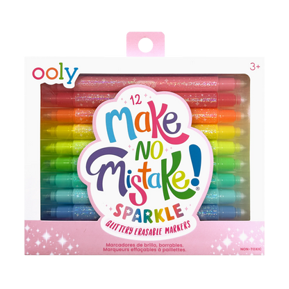 Make no Mistake! Glittery Erasable Markers
