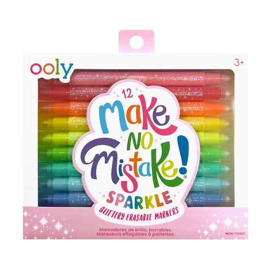 Make no Mistake! Glittery Erasable Markers