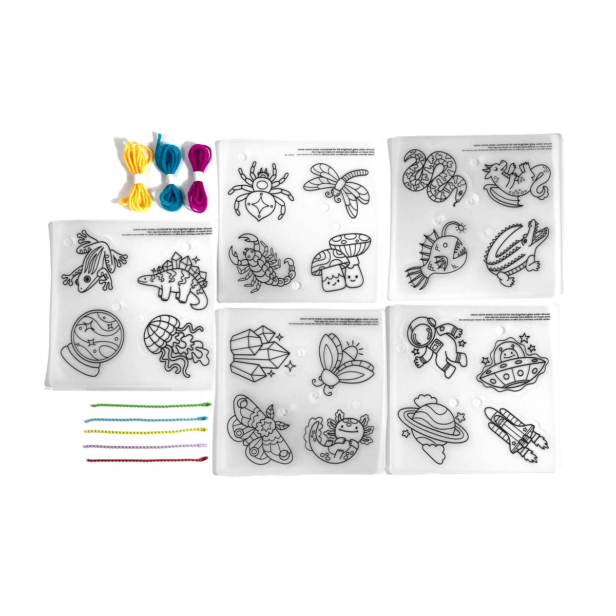 Glow Buddies Shrink-Its! DIY Shrink Art Kit