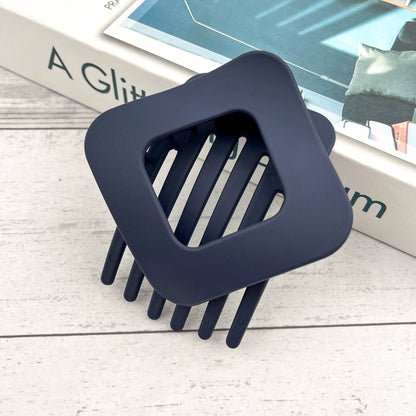 Matte Square Hollow Hair Clip