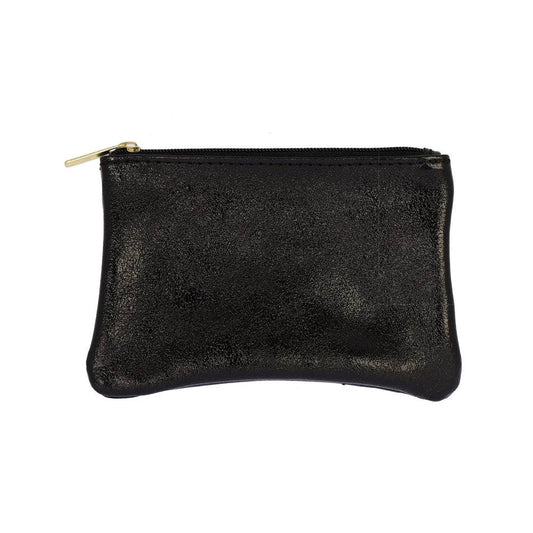 Small Leather Zip Pouch