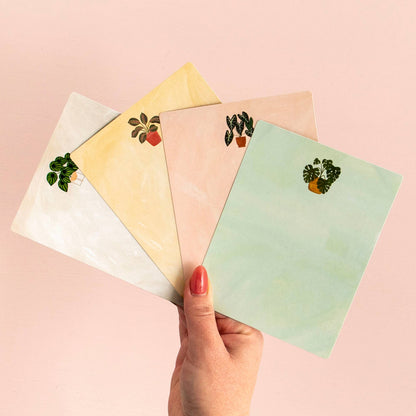 Houseplants Flat Note Set