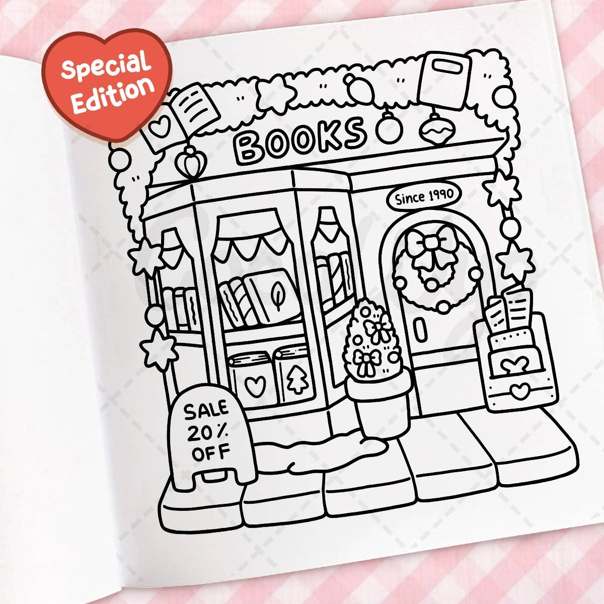 Cozy Christmas Coloring Book