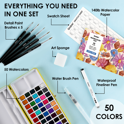Grabie All-In-One Premium Watercolor Set