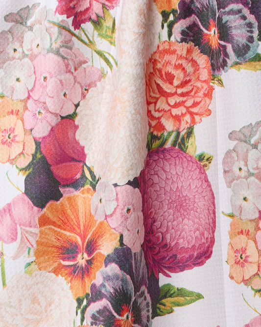 Ecstatic Blooms Kitchen Tea Towel
