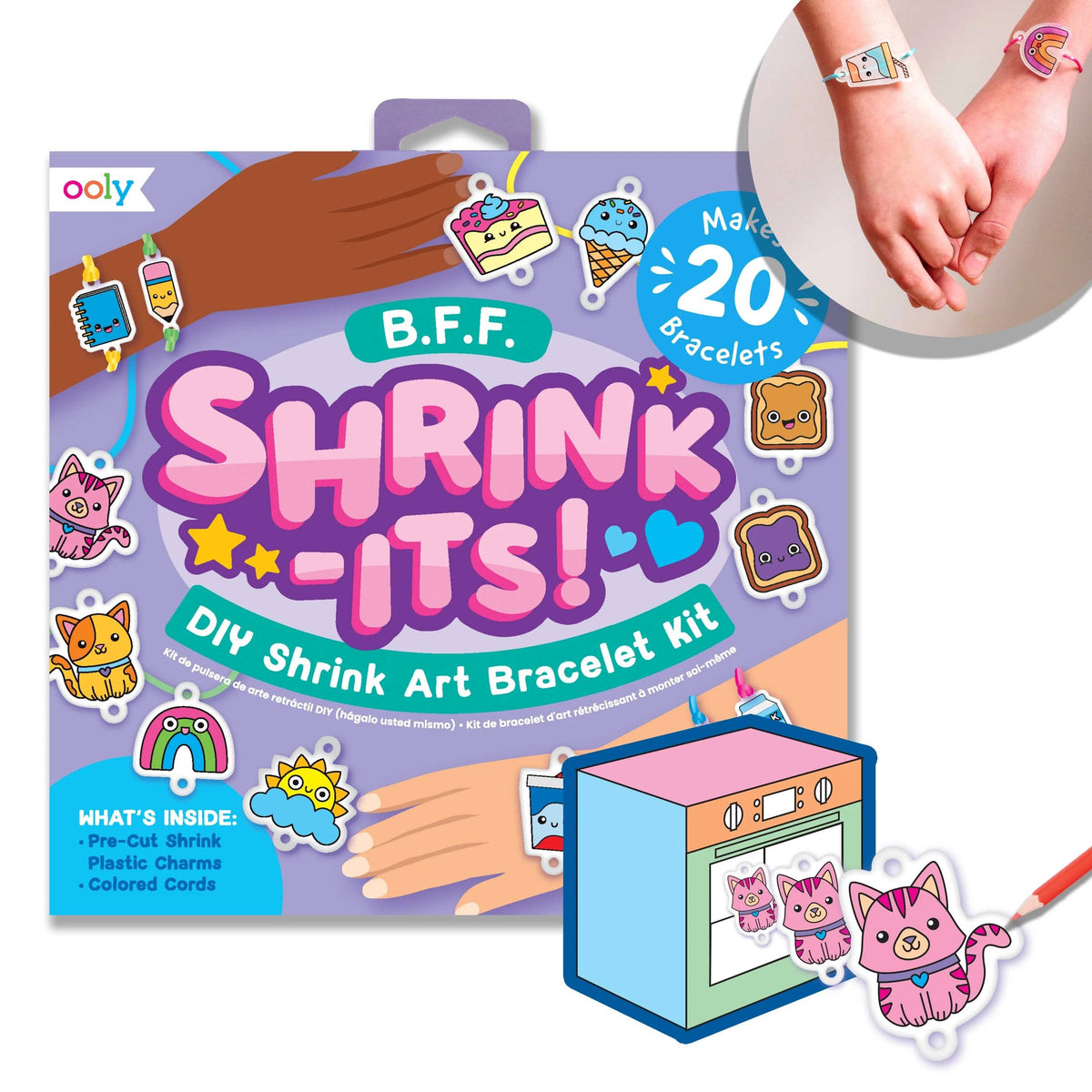 BFF Shrink-Its! DIY Shrink Art Bracelet Kit