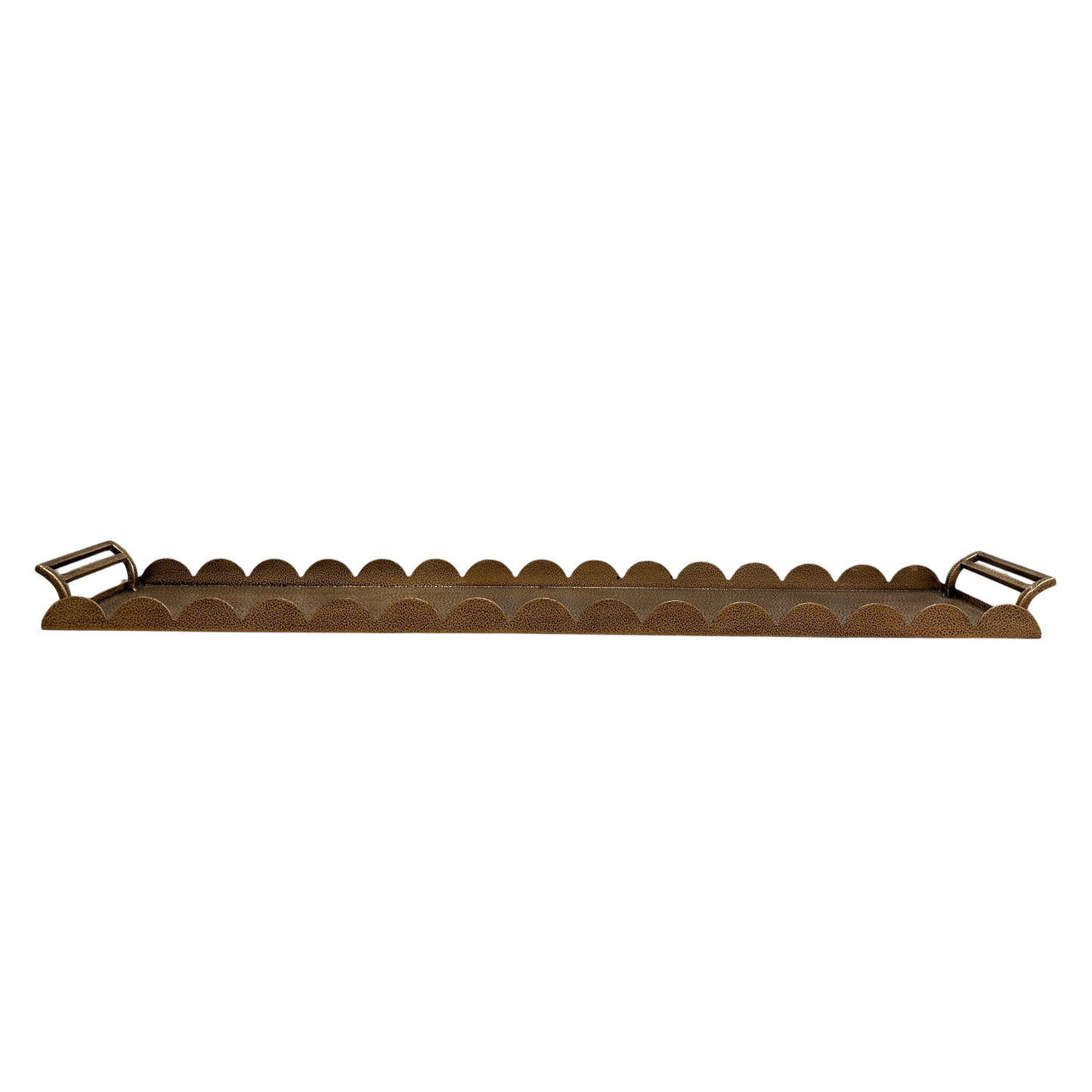 Scalloped Metal Tray