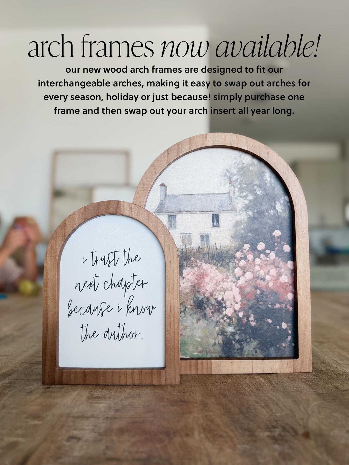 I Trust the Next Chapter Mini Framed Arch