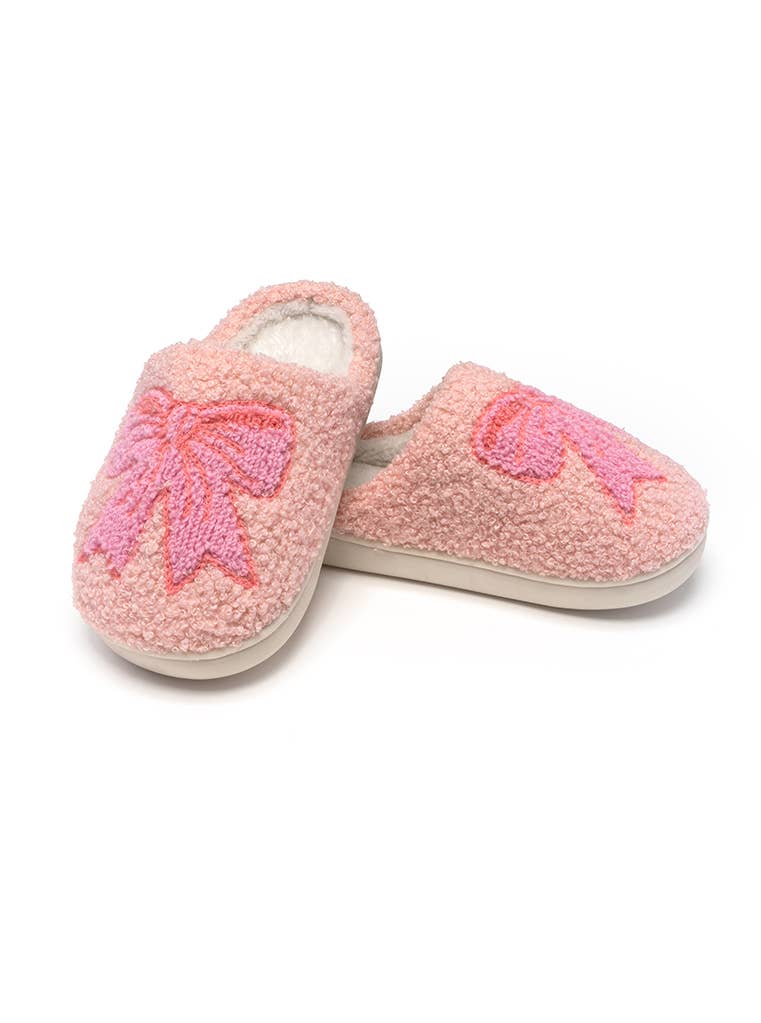 Pretty Bows Kid Slippers