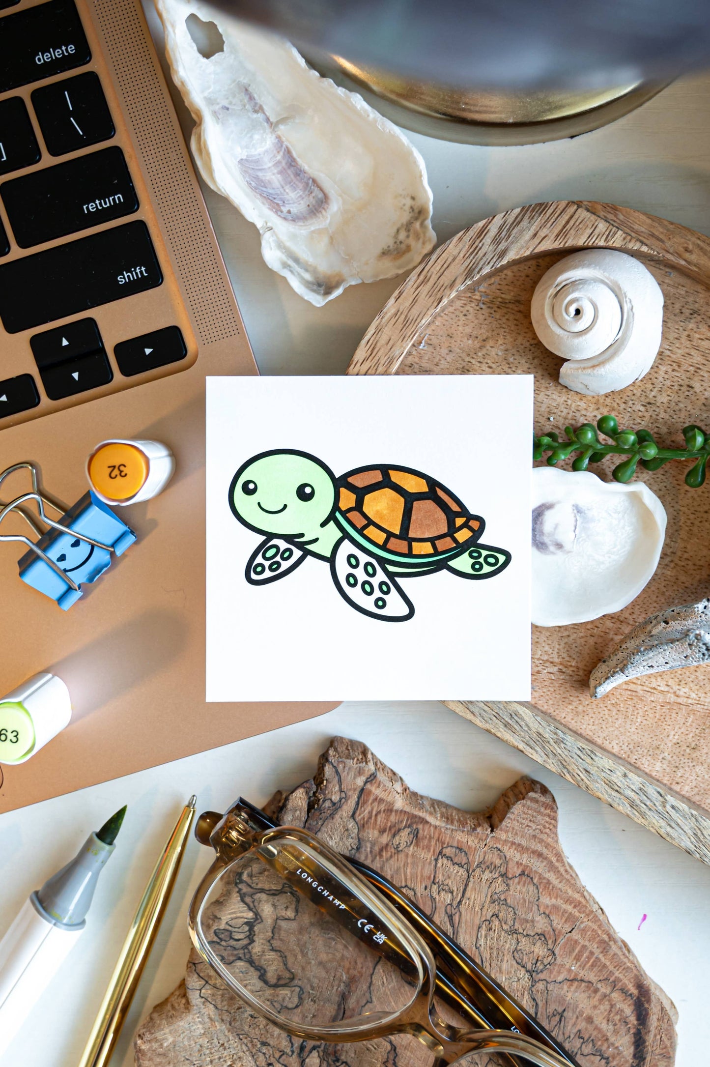 Ocean Animals & Fish Mini Coloring Book