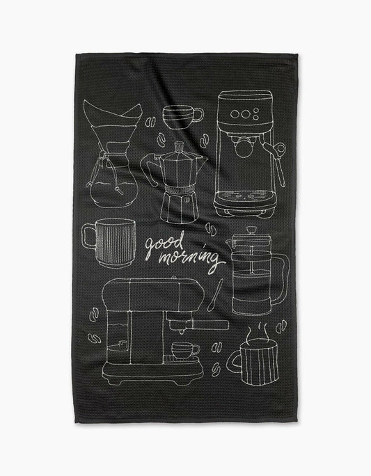 Good Morning Coffee Kitchen Tea Towel